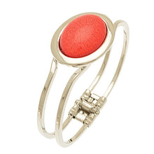 Load image into Gallery viewer, Miss Milly Resin Bracelet Coral Marble
