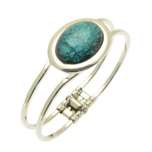 Load image into Gallery viewer, Miss Milly Resin Bracelet Dark Green Foil
