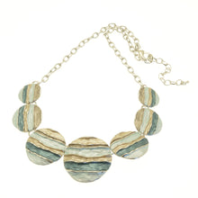 Load image into Gallery viewer, Miss Milly Green Striped Necklace
