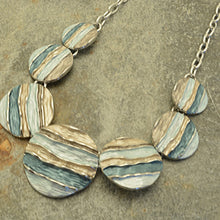 Load image into Gallery viewer, Miss Milly Green Striped Necklace
