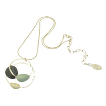 Load image into Gallery viewer, Miss Milly Green &amp; Mint Spiral Necklace

