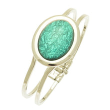 Load image into Gallery viewer, Miss Milly Resin Bracelet Mint Green Foil
