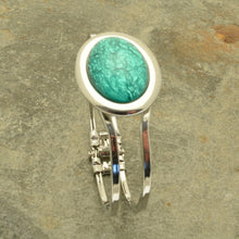 Load image into Gallery viewer, Miss Milly Resin Bracelet Mint Green Foil
