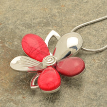 Load image into Gallery viewer, Miss Milly Pink Flower Necklace
