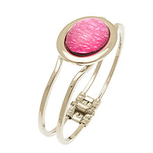 Load image into Gallery viewer, Miss Milly Resin Bracelet Pink Foil
