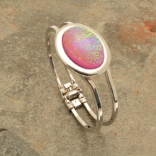 Load image into Gallery viewer, Miss Milly Resin Bracelet Pink Irridescent
