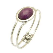 Load image into Gallery viewer, Miss Milly Resin Bracelet Purple Marble
