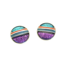 Load image into Gallery viewer, Miss Milly Tropical Saturn Stud Earrings

