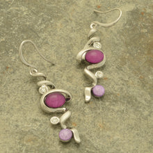 Load image into Gallery viewer, Miss Milly Purple Twist Earrings
