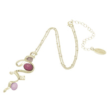 Load image into Gallery viewer, Miss Milly Purple Twist Necklace
