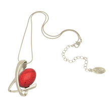 Load image into Gallery viewer, Miss Milly Red Swirl Pendant
