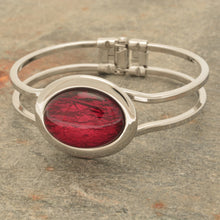 Load image into Gallery viewer, Miss Milly Resin Bracelet Wine Foil
