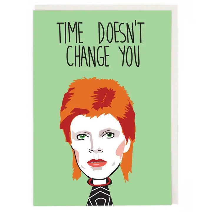 Modern Icons Change You Birthday Card