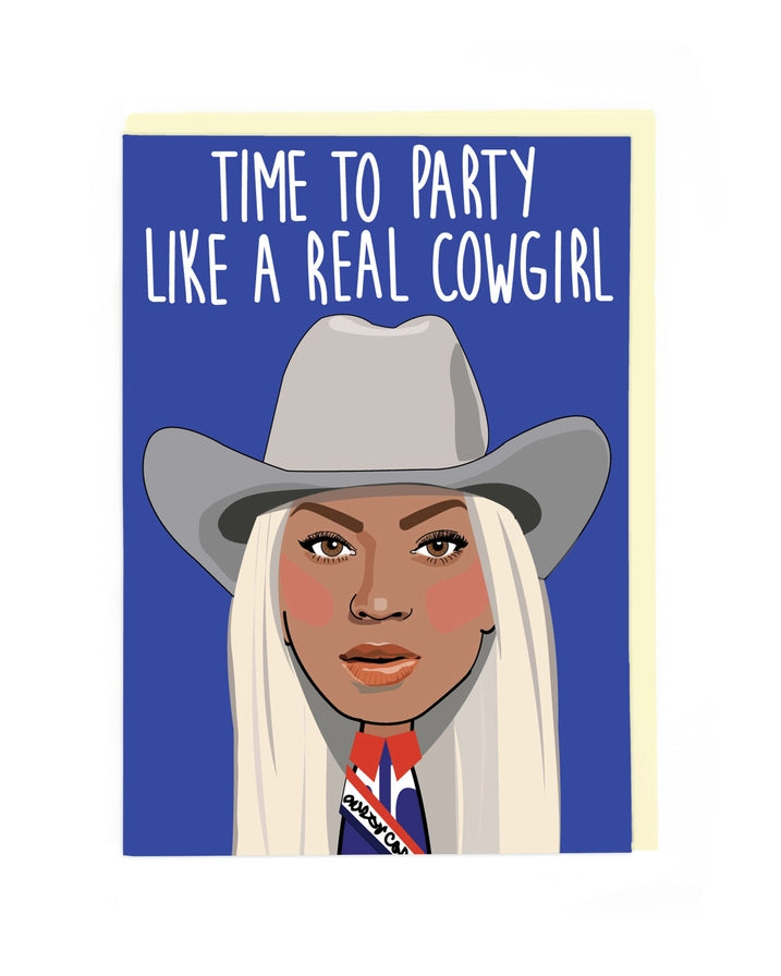 Modern Icons Cowboy Carter Birthday Card