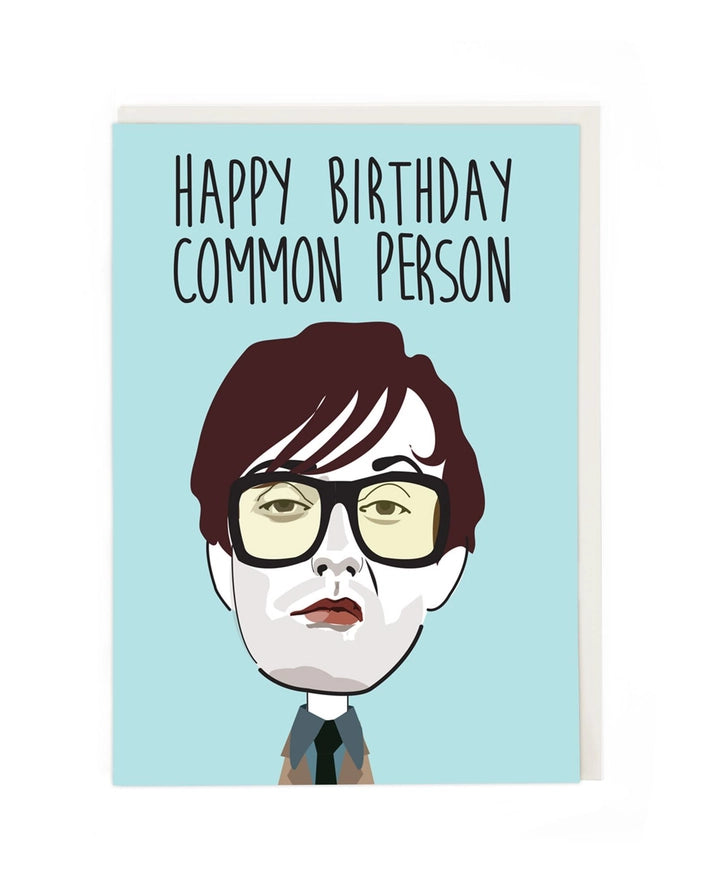 Modern Icons Happy Birthday Common Person Card