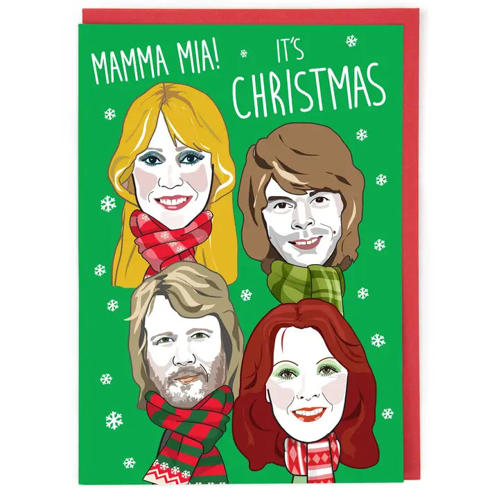 Modern Icons Mamma Mia Christmas Card