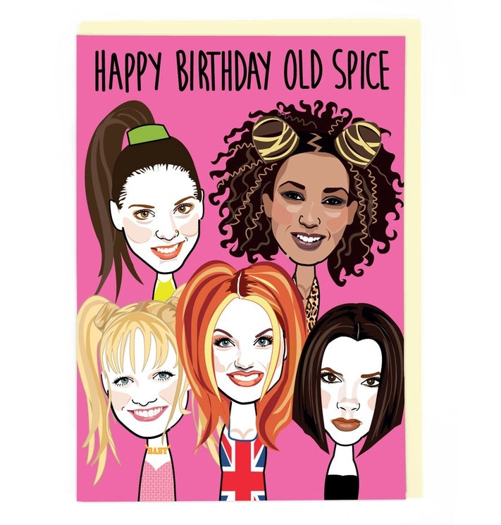 Modern Icons Old Spice Birthday Card