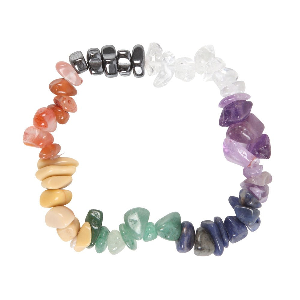 Semi Precious Multi Chip Bracelet