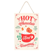 Load image into Gallery viewer, Noel Hot Chocolate Wooden Sign
