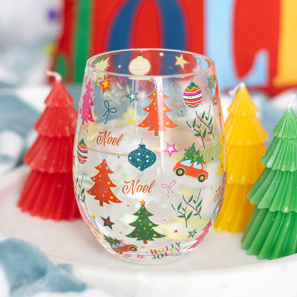 Nostalgic Christmas Stemless Glass