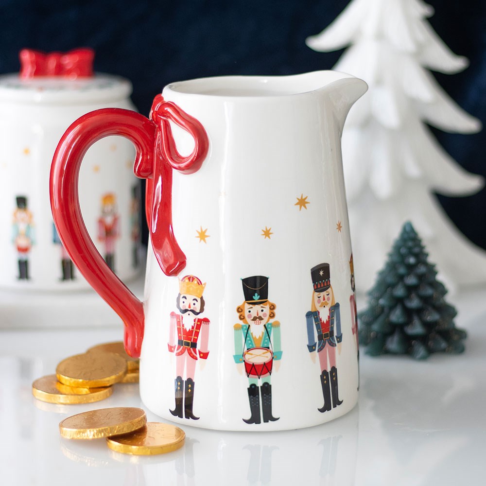 Nutcracker Bow Flower Jug