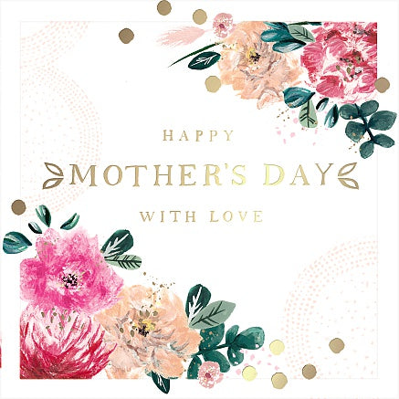 Oh Dotty Happy Mother's Day Floral Card