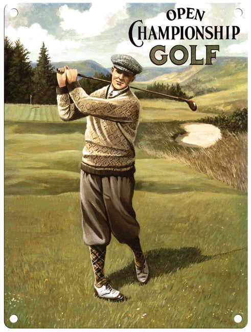 Vintage Small Sign Open Golf