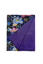 Load image into Gallery viewer, Orchid Floral Scarf Purple
