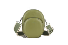 Load image into Gallery viewer, Oval Crossbody Bag Dark Green
