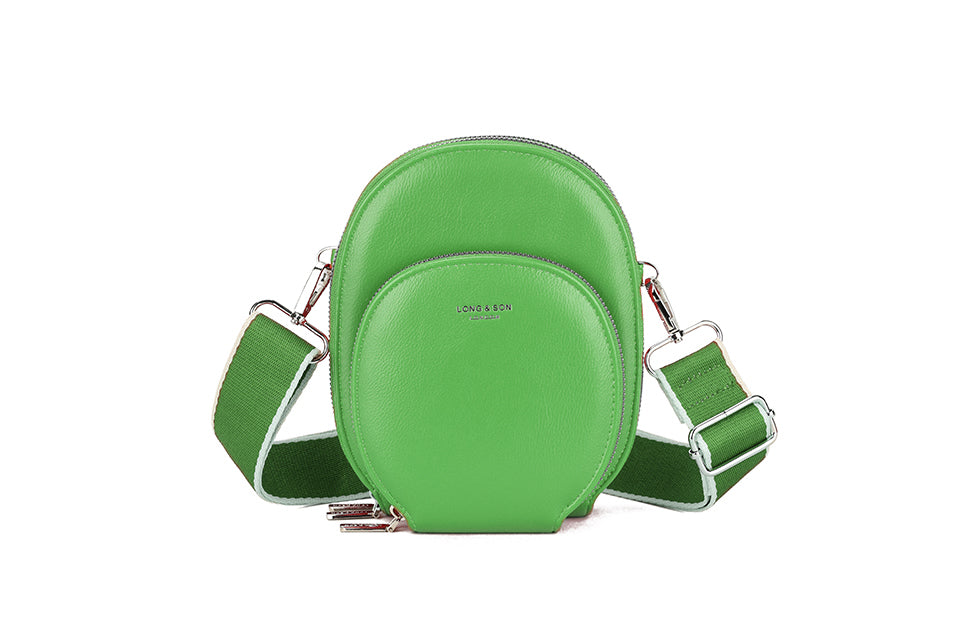 Oval Crossbody Bag Green