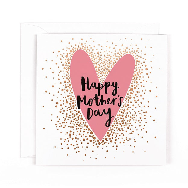 Parasol Happy Mother's Day Heart Card