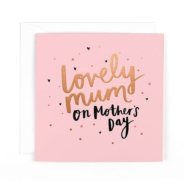 Parasol Lovely Mum Pink Card