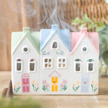 Load image into Gallery viewer, Pastel House Incense Burner/Tealight Holder
