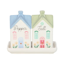 Load image into Gallery viewer, Pastel House Salt &amp; Pepper Shakers
