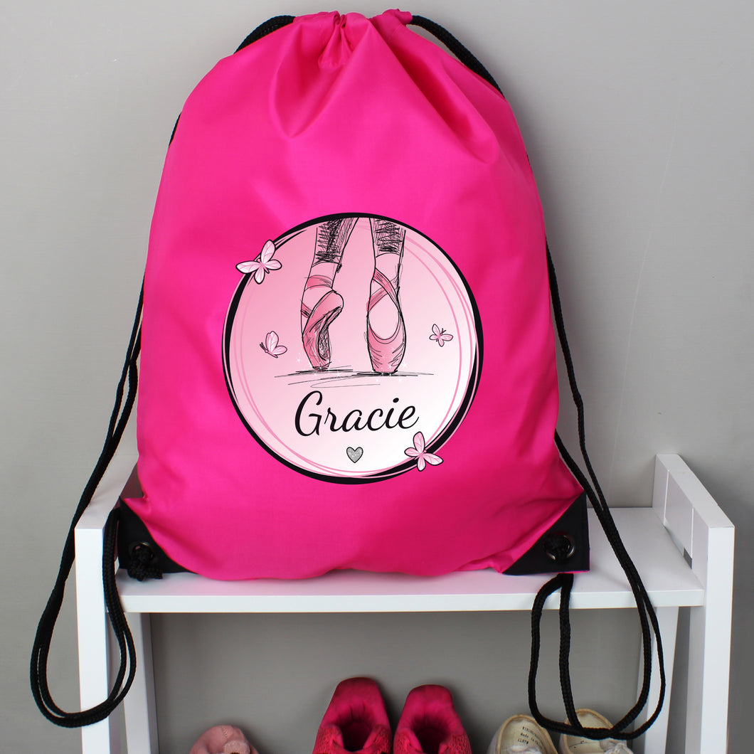 Personalised Ballet Shoes Kit Bag