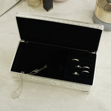 Load image into Gallery viewer, Personalised Classic Silver Plated Jewellery Box
