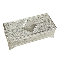 Load image into Gallery viewer, Personalised Classic Silver Plated Jewellery Box
