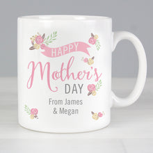 Load image into Gallery viewer, Personalised Floral Mother&#39;s Day Ceramic Mug
