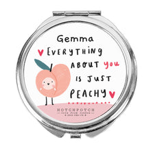 Load image into Gallery viewer, Personalised Hotchpotch Peachy Compact Mirror
