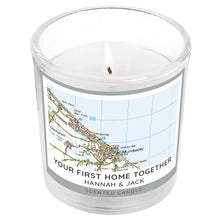 Load image into Gallery viewer, Personalised Map Candle Jar Present Day
