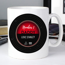 Load image into Gallery viewer, Personalised Vintage Record Mug
