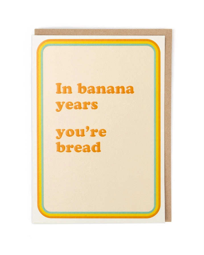 Pina Colada Banana Years Card