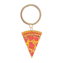 Load image into Gallery viewer, Pizza Slice Keyring
