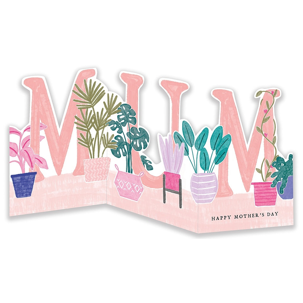 Plants Mother's Day Folding Card