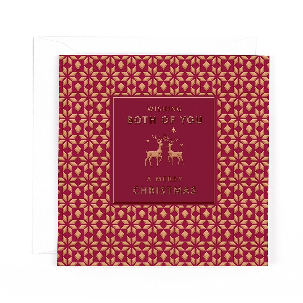 Pocket Square Christmas Both Of You Card