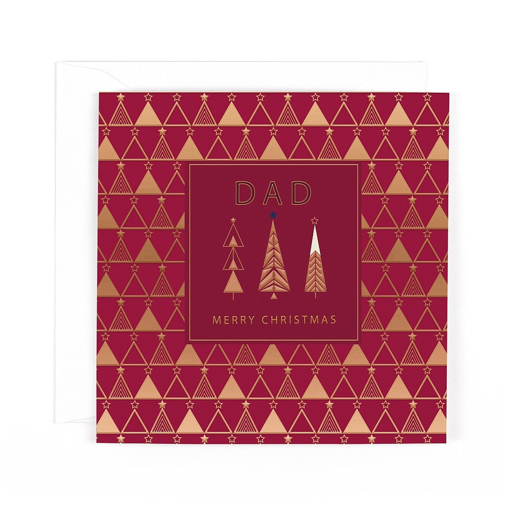 Pocket Square Christmas Dad Card