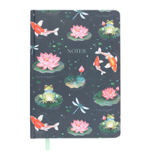 Load image into Gallery viewer, Pond Print A5 Hardback Notebook
