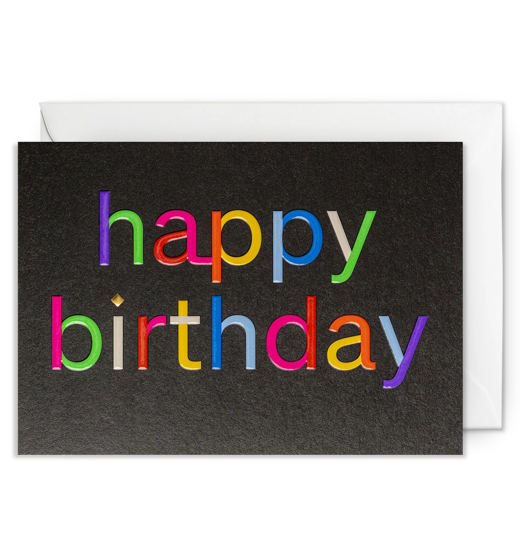 Postco Happy Birthday Multicolour Card