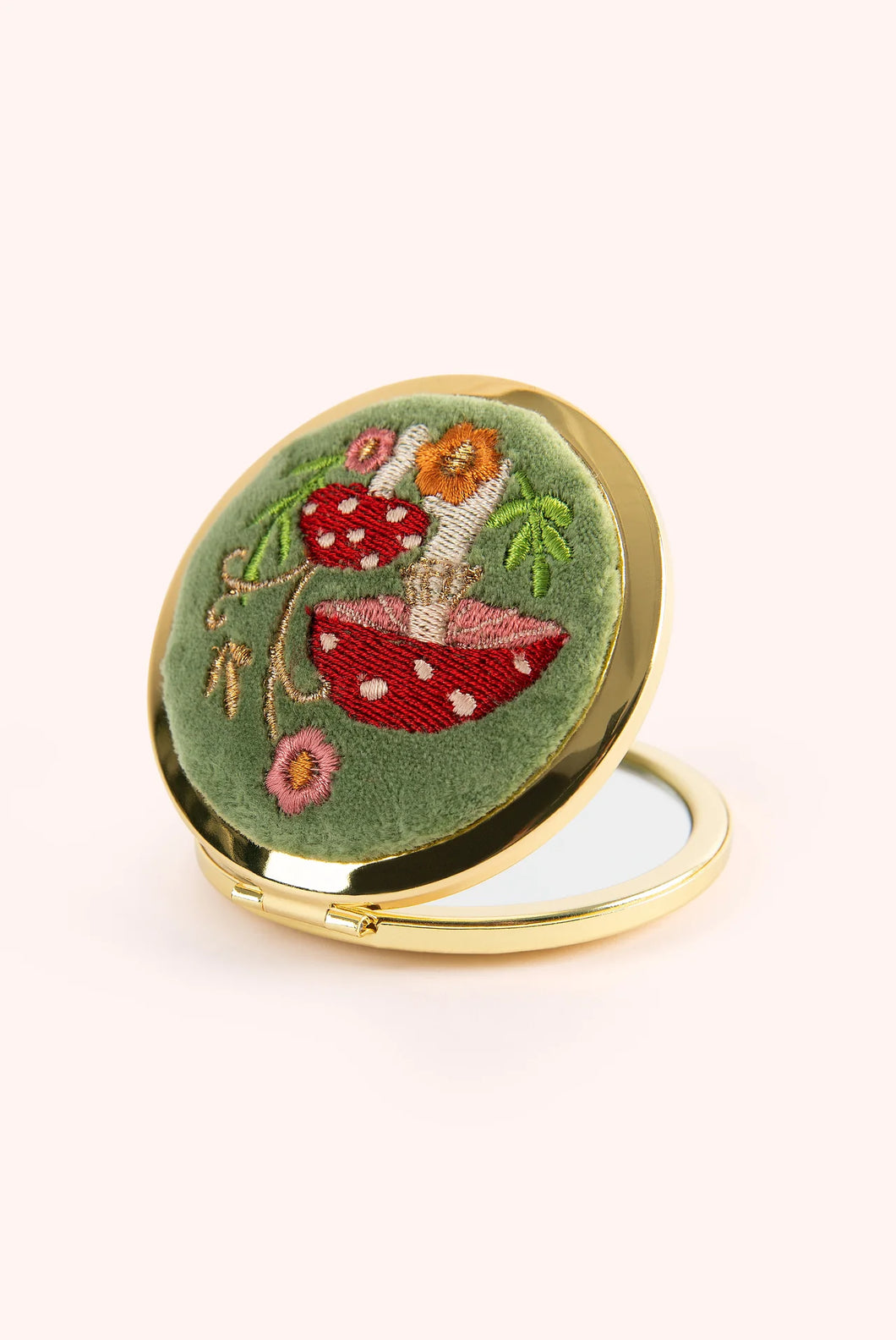 Powder Embroidered Mirror Toadstool