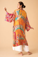Load image into Gallery viewer, Powder Golden Cranes Kimono Gown
